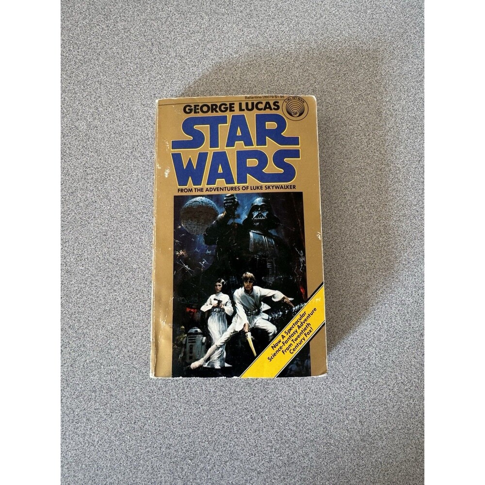 Star Wars George Lucas 1977 2nd Printing Ballantine Del Rey Vintage Paperback